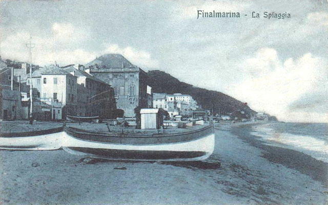 La spiaggia nel 1909