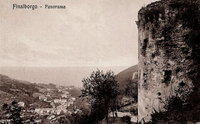 Una panoramica da Castel Gavone del 1924