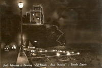 Il Castelletto in "notturna" nel 1953